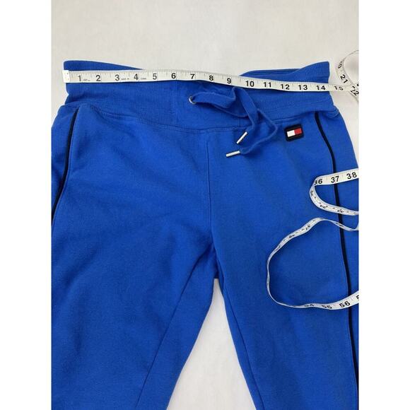 Tommy Hilfiger 2010-era Joggers Logo Blue Red Low Rise Sporty Athleisure Small - Picture 4 of 9
